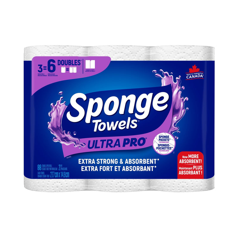 Utra Pro Double Roll Paper Towel, 3-pk Q4141