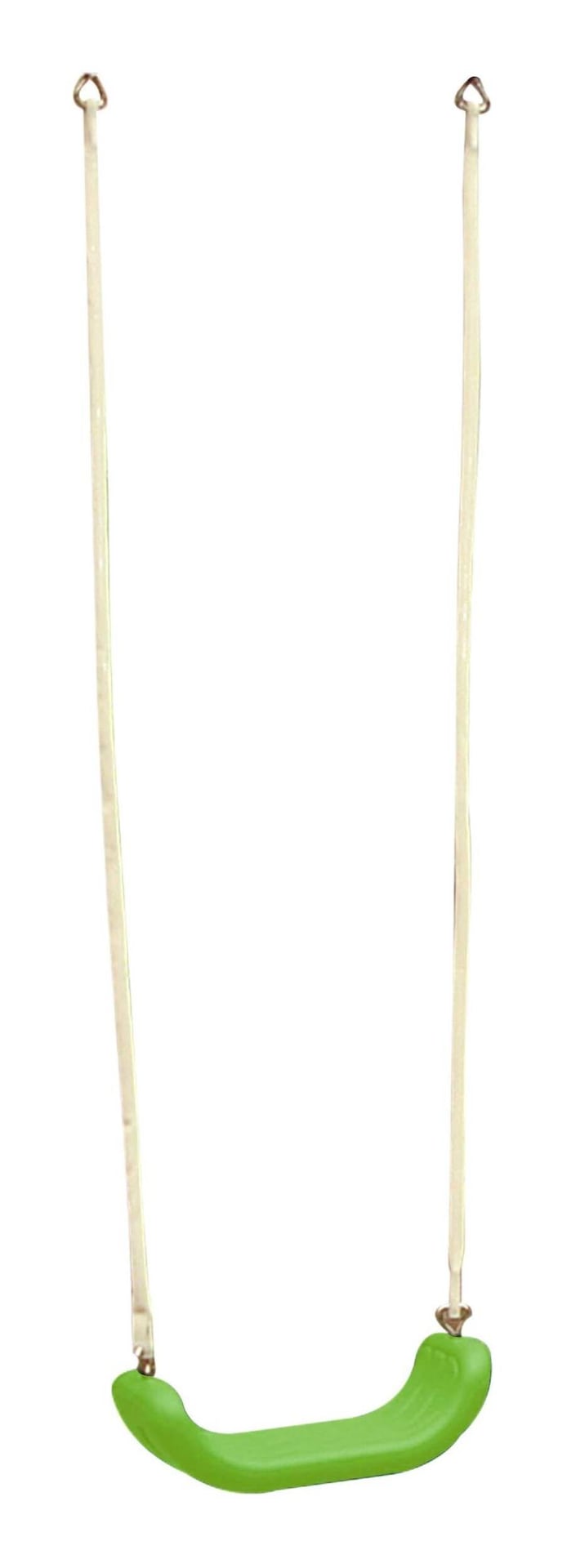 Outdoor Replacement Swing Seat with Two Rings and a Rope, Ages 4+, Green D6141