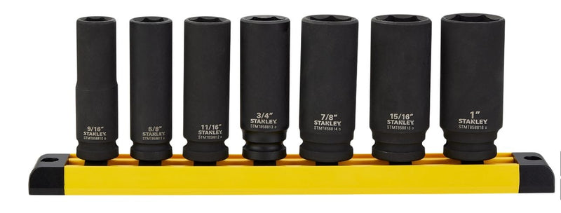 Pro 1/2-in Impact Socket Set, SAE, 7-pc A7454