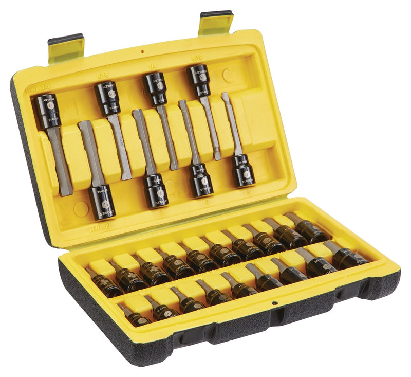 Professional Grade Black Chrome Hex Bit Socket Set, 27-pc, SAE/Metric J5154