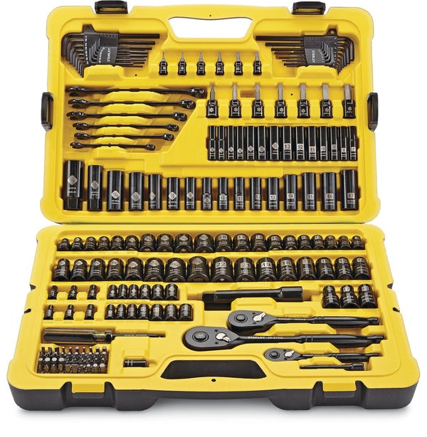 Professional Grade Black Chrome Socket Set, 183-pc, SAE/Metric L3310