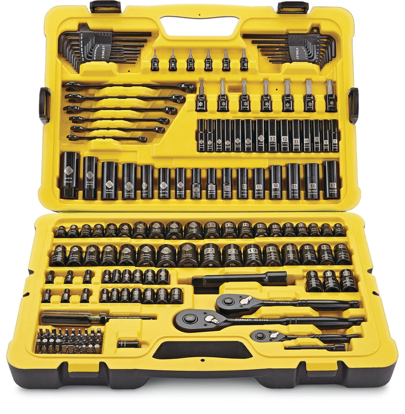 Professional Grade Black Chrome Socket Set, 183-pc, SAE/Metric L3310
