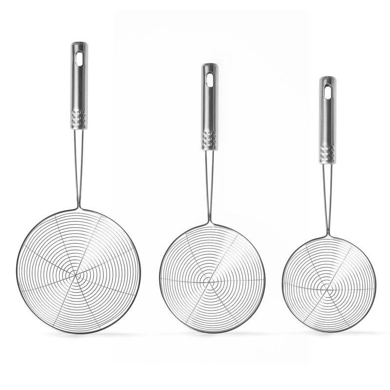 3PC STAINLESS STEEL STRAINER SET R1985