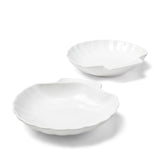 Gourmet Bistro Shell Dishes, 2 Piece, White