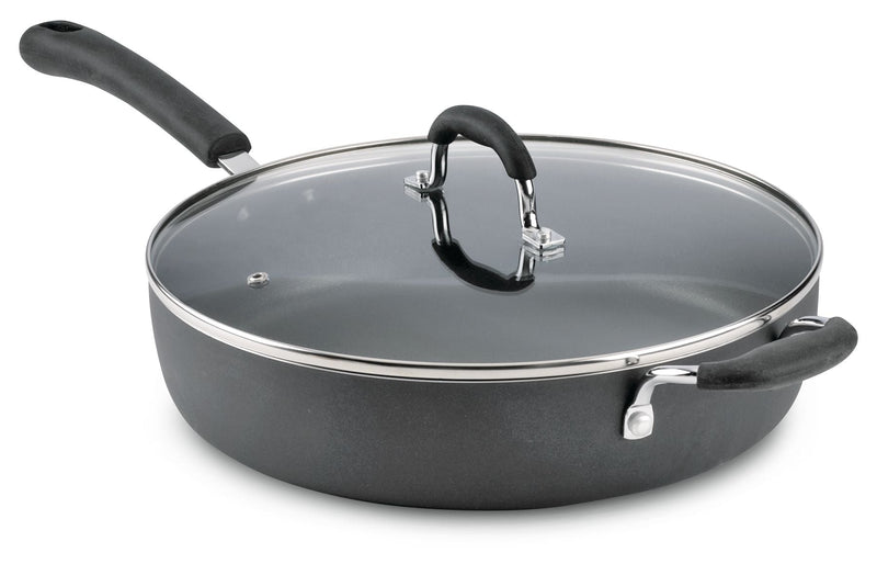 Jumbo Cooker, Non-Stick, Dishwasher Safe, Black, 5qt O9011