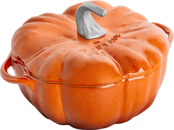 3.5-qt Cinnamon-Coloured Cast Iron Pumpkin Cocotte T3735