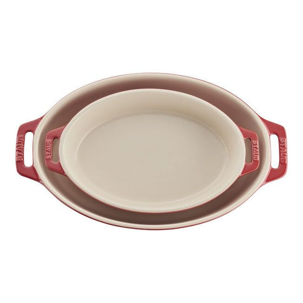 Oval 2 piece Baking Set Cherry C6057