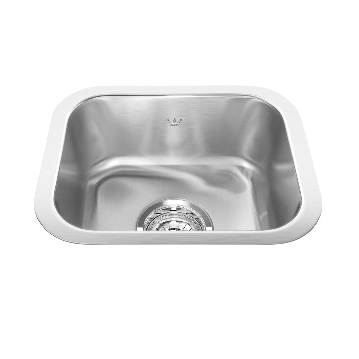 Single Stainless Steel Sink, 13.38x11-in