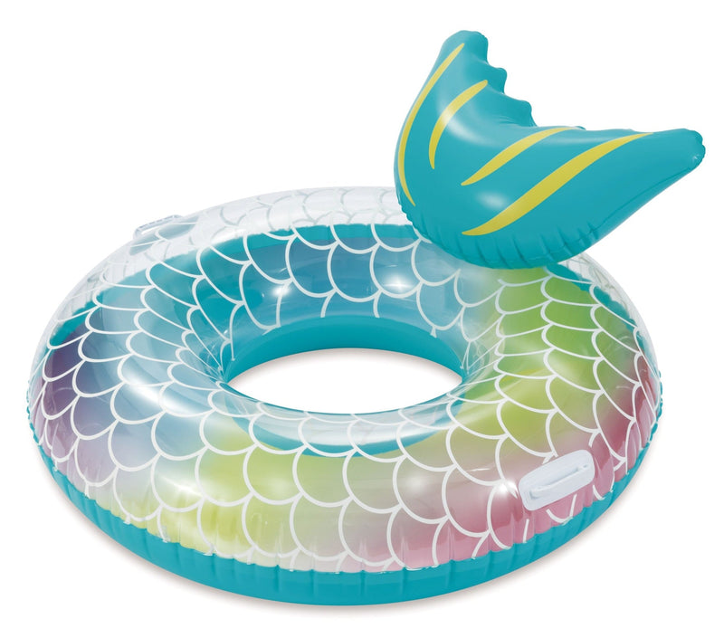 Inflatable Round Pool Swim Float/Tube, with Pillow, 48-in X3253