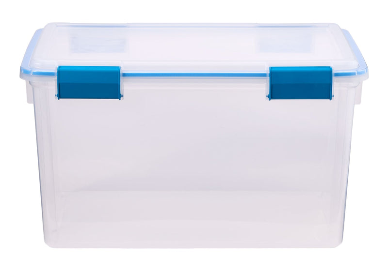 Clear Storage Box with Gasketed Lid, 51-L O0870