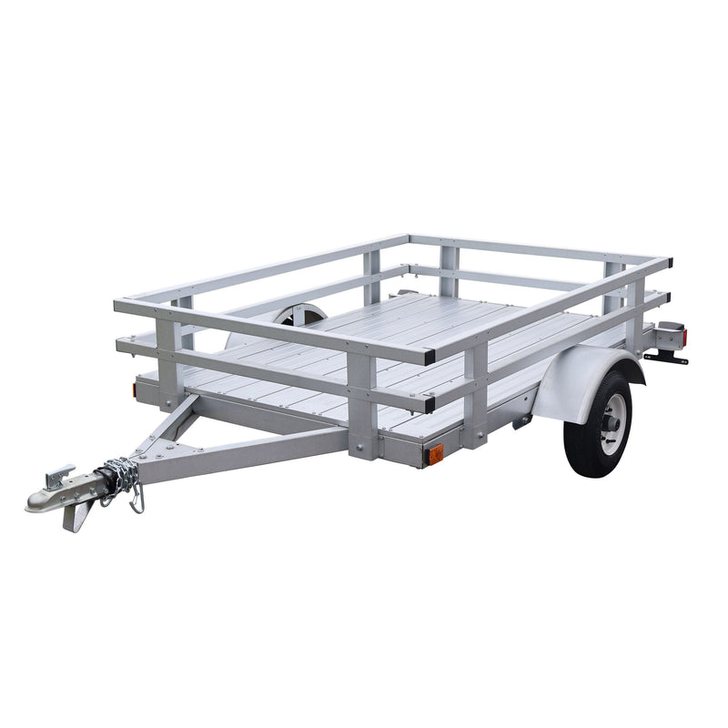 4x6-ft Rail Side Galvalume Plus Kit Trailer M7418