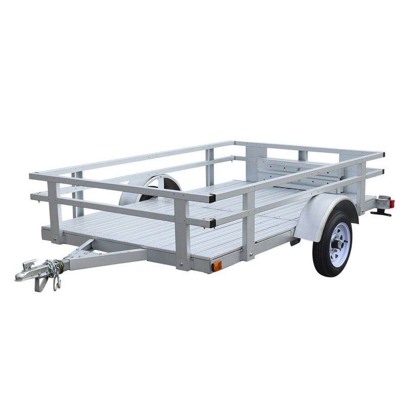 5x8-ft Rail Side Galvalume Plus Kit Trailer Z6305