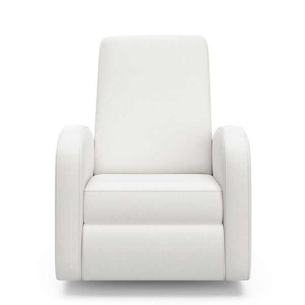 Santa Monica Swivel Glider, Ivory Basketweave J7932