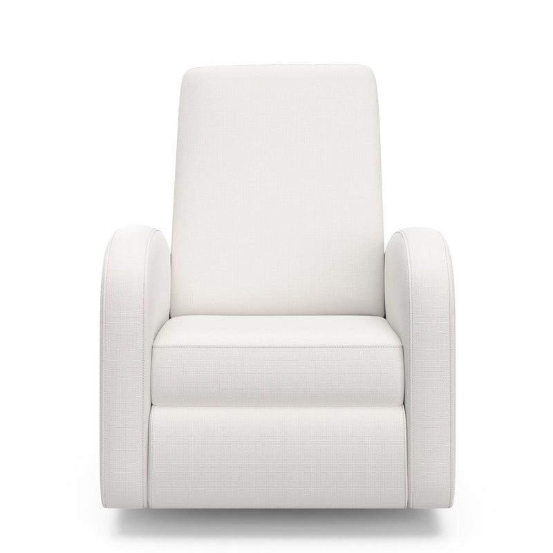 Santa Monica Swivel Glider, Ivory Basketweave J7932