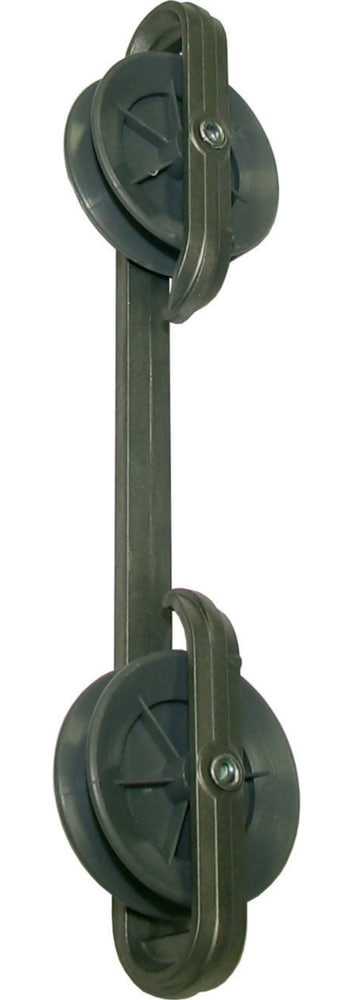 Zinc Clothesline Spacer with Wheels, 10-in X5281