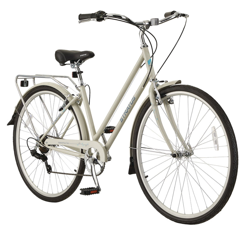 Hawthorne Adult Bike, 700C, 7-Speed, Alloy V-brakes, Grey G6584