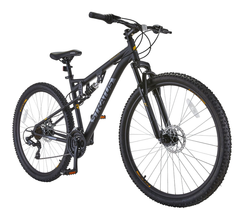 Parallax Dual-Suspension Mountain Bike, 29-in Wheel, Black A3696