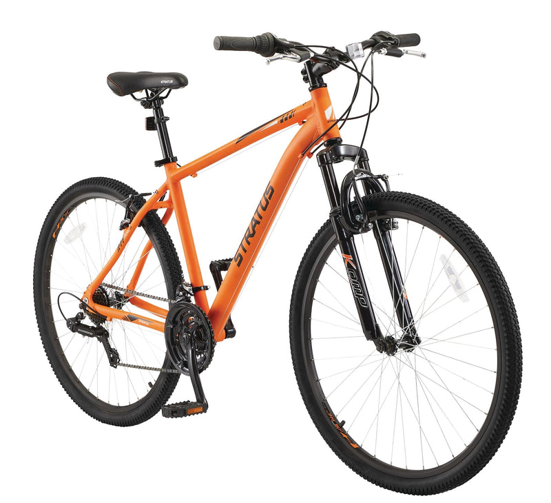 Rockcliffe Hardtail Mountain Bike, 27.5-in Wheel, Orange B8635