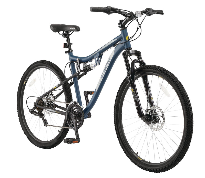 Striker Adult Bike, 21-Speed, 19-in Aluminum Frame, 27.5-in, Blue Y8319