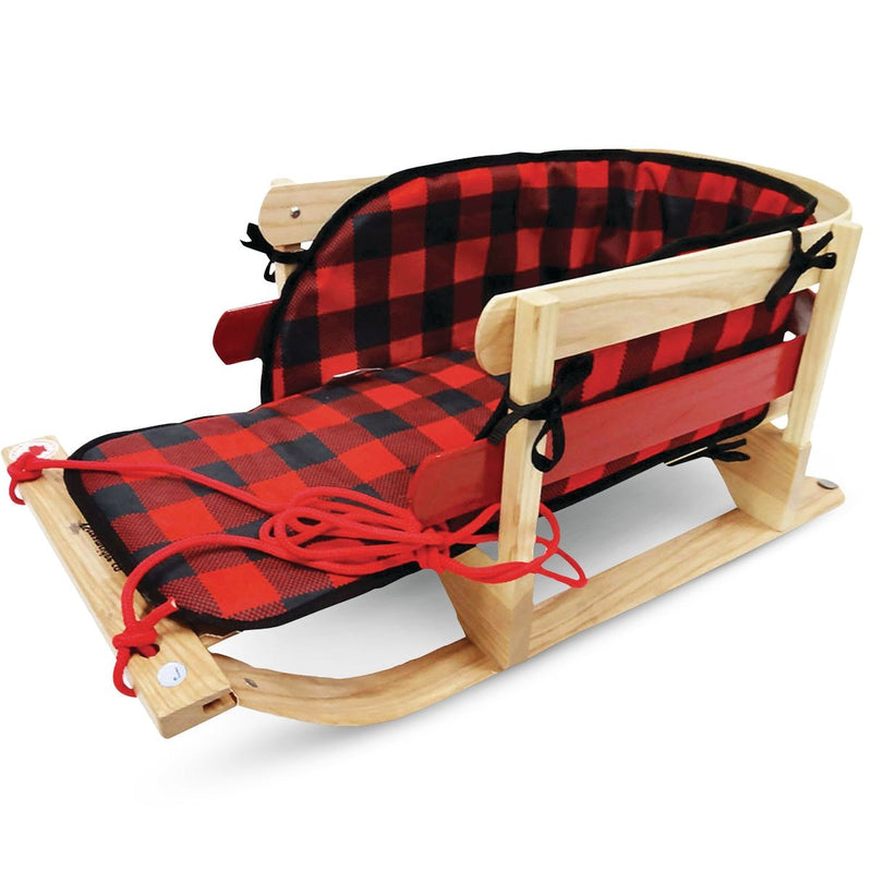 Grizzly Sleigh with Plaid Pad E3780