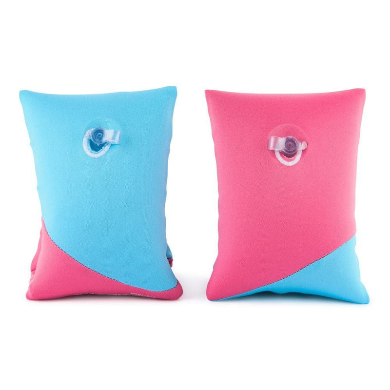 Swimmies Fabric-Covered Kids' Arm Floats, Swim Aid, Blue, Ages 3+ T4361