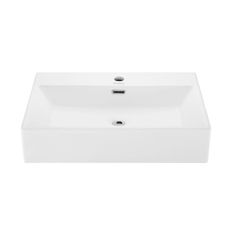 Claire Rectangle Wall-Mount Bathroom Sink, 24-in R9568