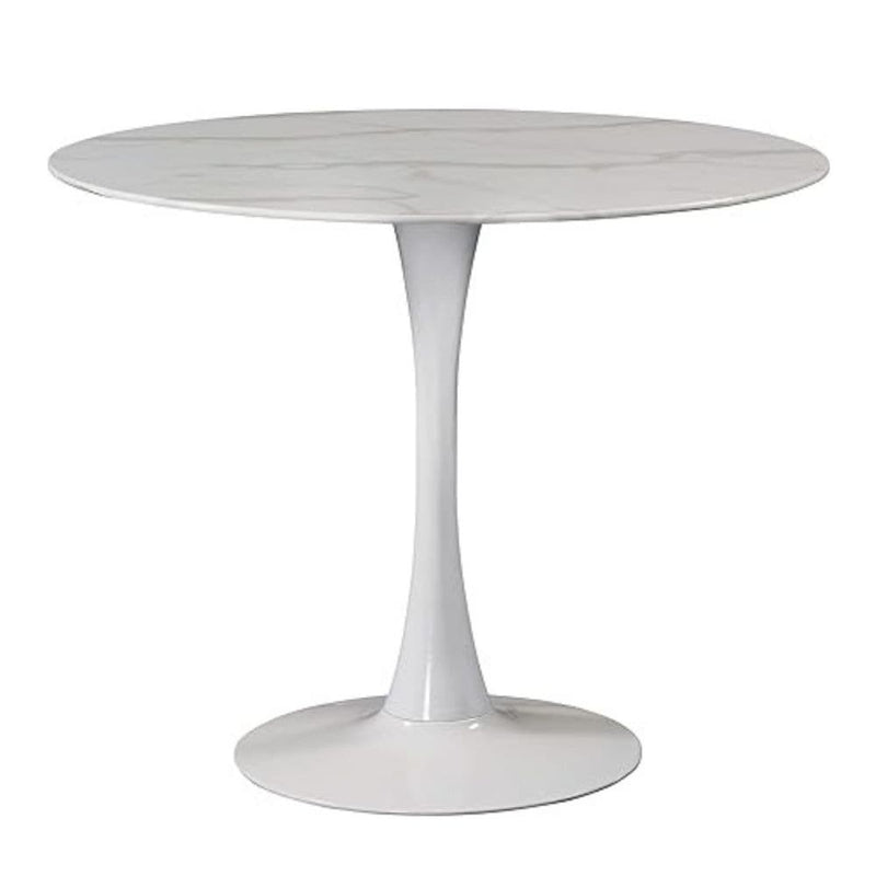 Leo Faux Marble Dining Table Tulip Base Z7813