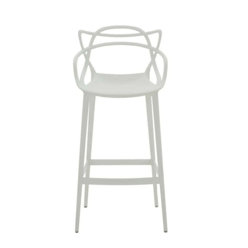 White Molded Polypropylene Keeper Stool Y9922