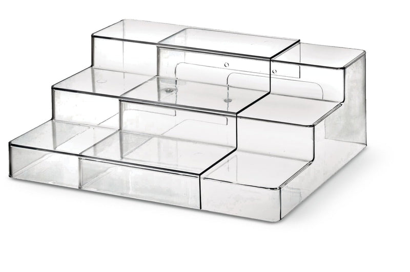Clear 3-Tier Expandable Organizing Storage Shelf G3810