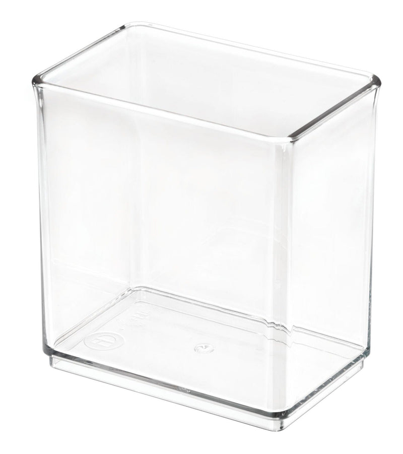 Clear Stackable Deep Organizing Storage Bin, 1-L Z5432