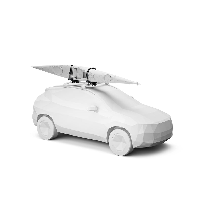Compass Black Vertical Kayak Rack with Hardware A8567