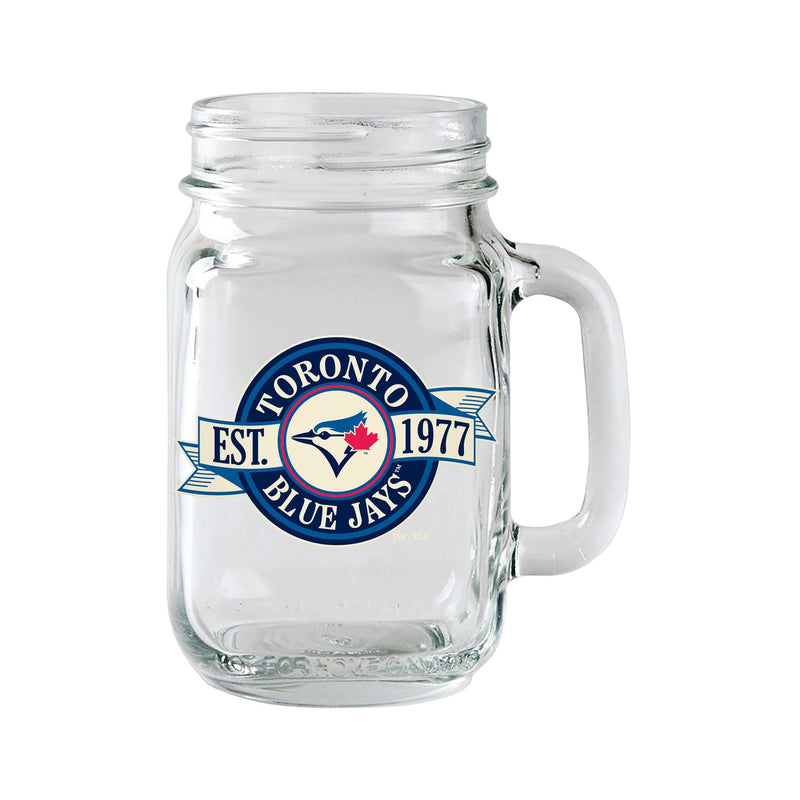 Mason Jar Mug Pint Glass For Baseball Fans/Collectors, 14-oz R5025