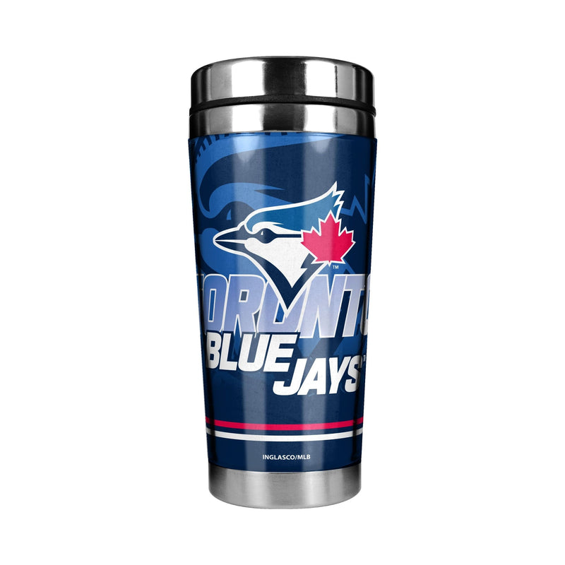Stainless Steel Travel Mug For Baseball Fans/Collectors, 16-oz D7597