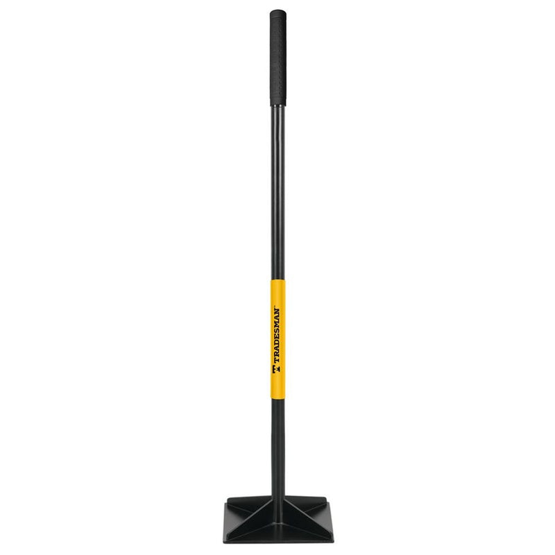 Steel Leveling Garden Tamper with Rubber Grip, 10-in x 10-in Z1874