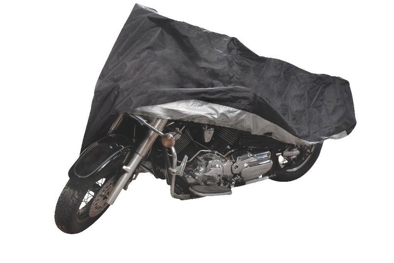 Premium Polyester Motorcycle Cover, Black, Medium S2296