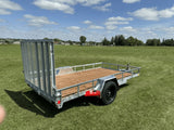 77-in x 12-ft Utility Trailer With Gate, Silver