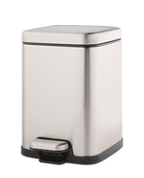 Stella Stainless Steel Rectangular Step Indoor Refuse Container, B4-L