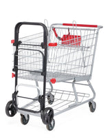 Thermal 2-Bag Shopping Cart with Comfort Grip Handle