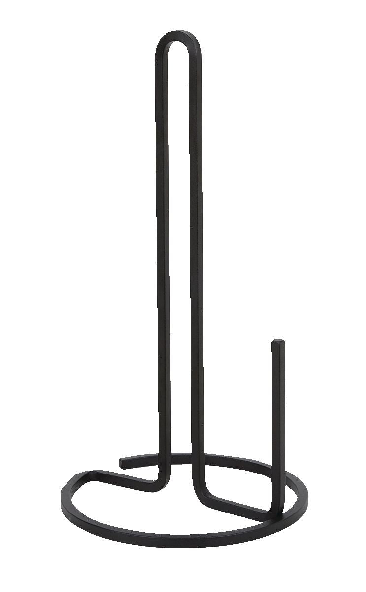 Squire Upright Metal Paper Towel Holder For Kitchen Countertop, Black Q5451