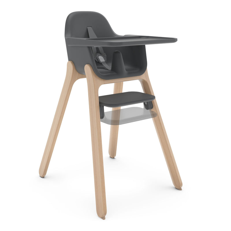 Ciro Sleek Easy-to-Clean High Chair, Jake-Charcoal T2111