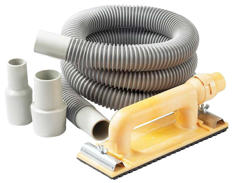 Dust-Free Sander Kit with 6-in Hose, /Vacuum Adaptors & Medium Grit Sandpaper H2276