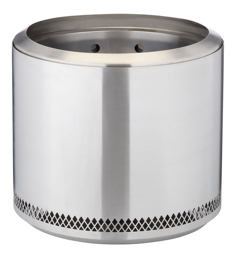 Stainless Steel Smokeless Bonfire Wood Burning Fire Pit, 19-in N4171