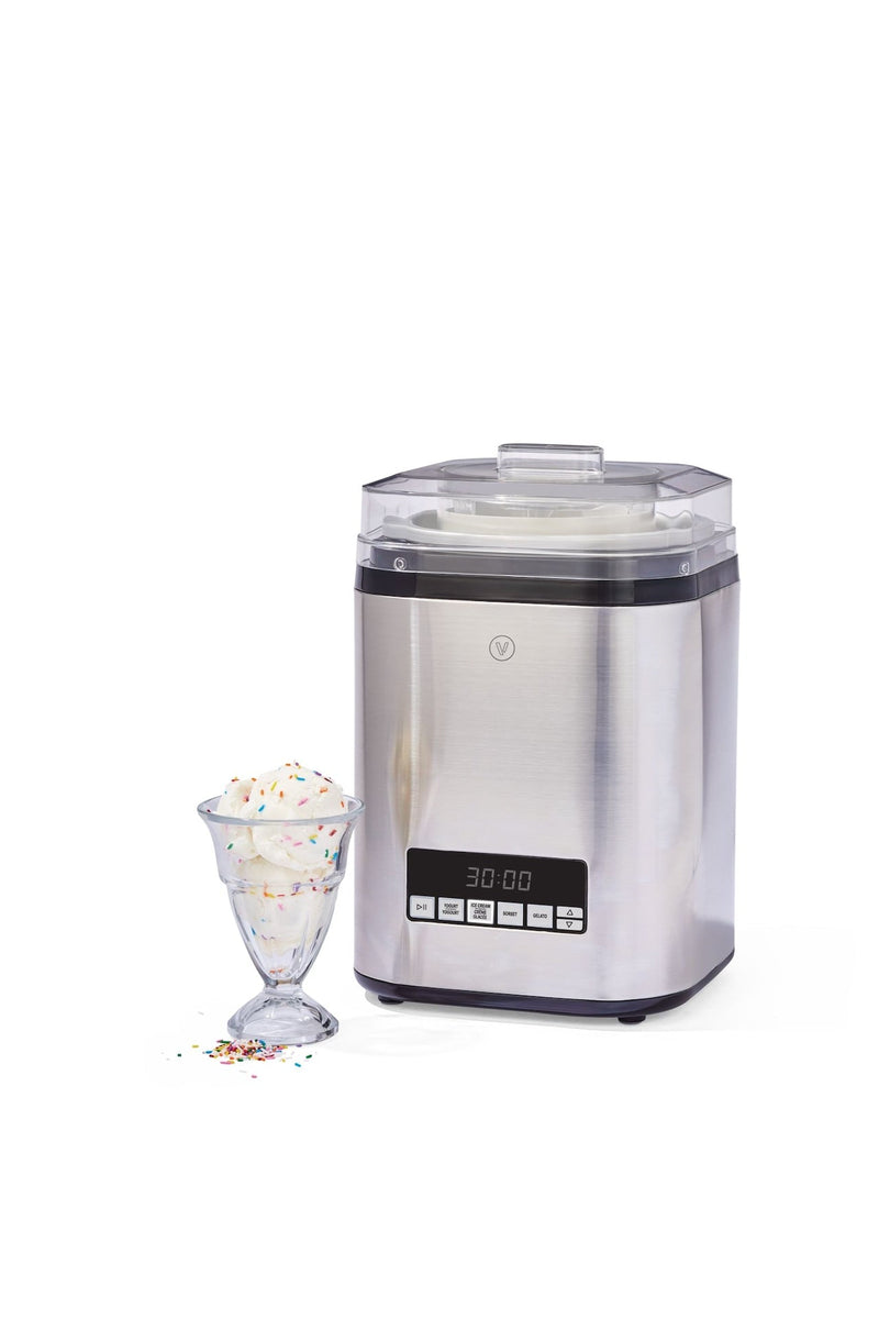 Digital Ice Cream Maker, 4-in-1 Ice Cream & Frozen Treat Maker, Stainless Steel, 1.9-L L3434
