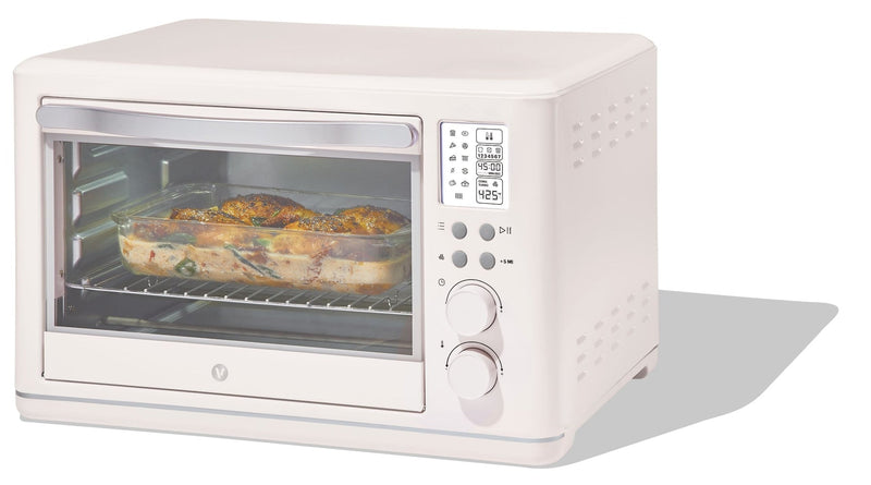 Digital Multi-Functional Air Fryer Toaster Oven with 11 Pre-Set Functions, Shortbread, 6-Slices W2909