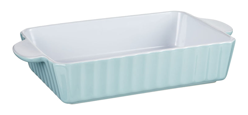 Medium Rectangular Ceramic Baking Dish, Blue R6336