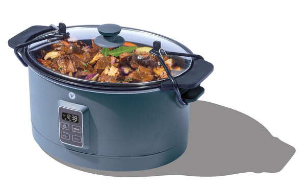 Slow Cooker with Digital Control Panel, Bluefin, 6-qt M9603