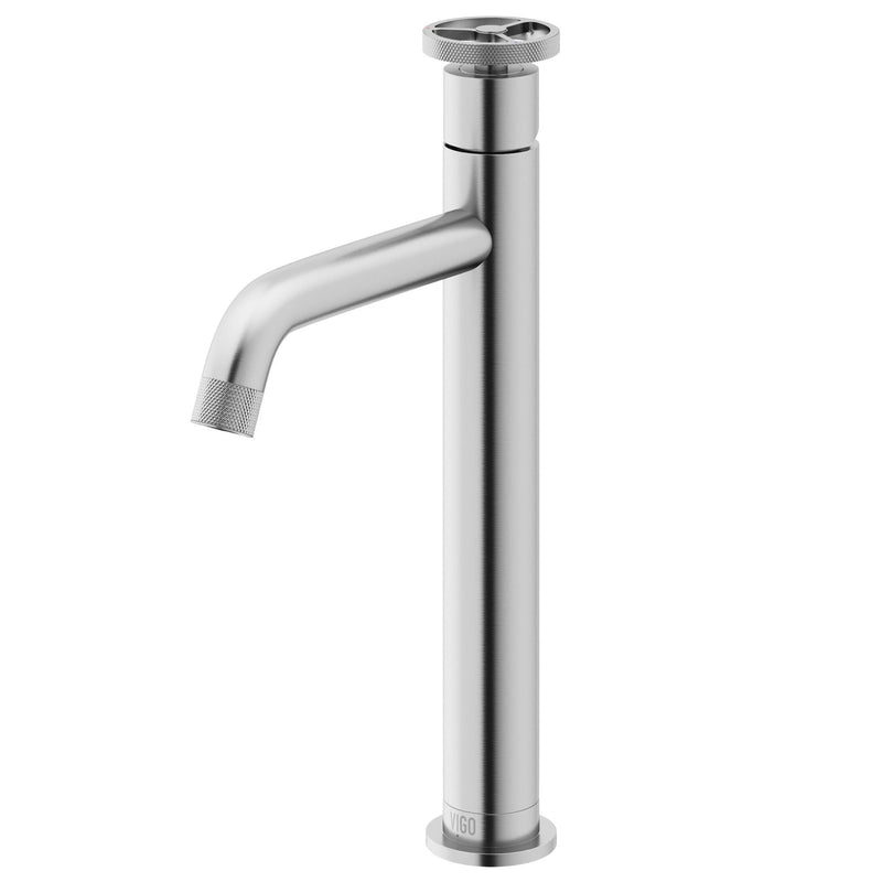 Cass 12-in Vessel Bathroom Faucet, Various Finishes X1516