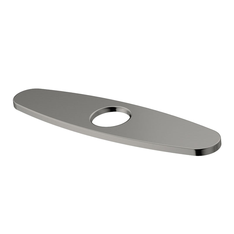 Kitchen Sink Faucet Hole Cover Deck Plate For 1 or 3 Hole, Stainless Steel, 10-in B2835