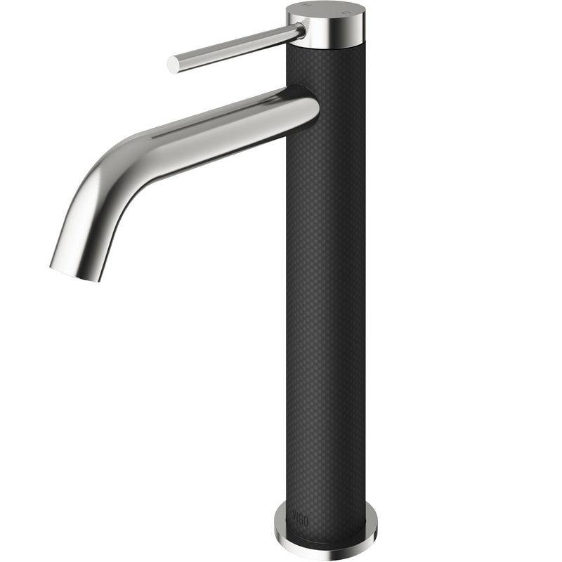 Lexington Single Handle Vessel Sink Bathroom Faucet with cFiber Body, Brushed Nickel G6162