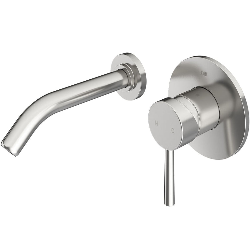 Olus Wall Mount Bathroom Faucet, WaterSense Certified, Brushed Nickel O9133